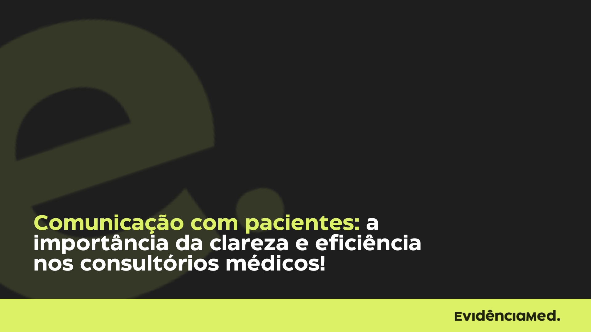 Comunicação com pacientes