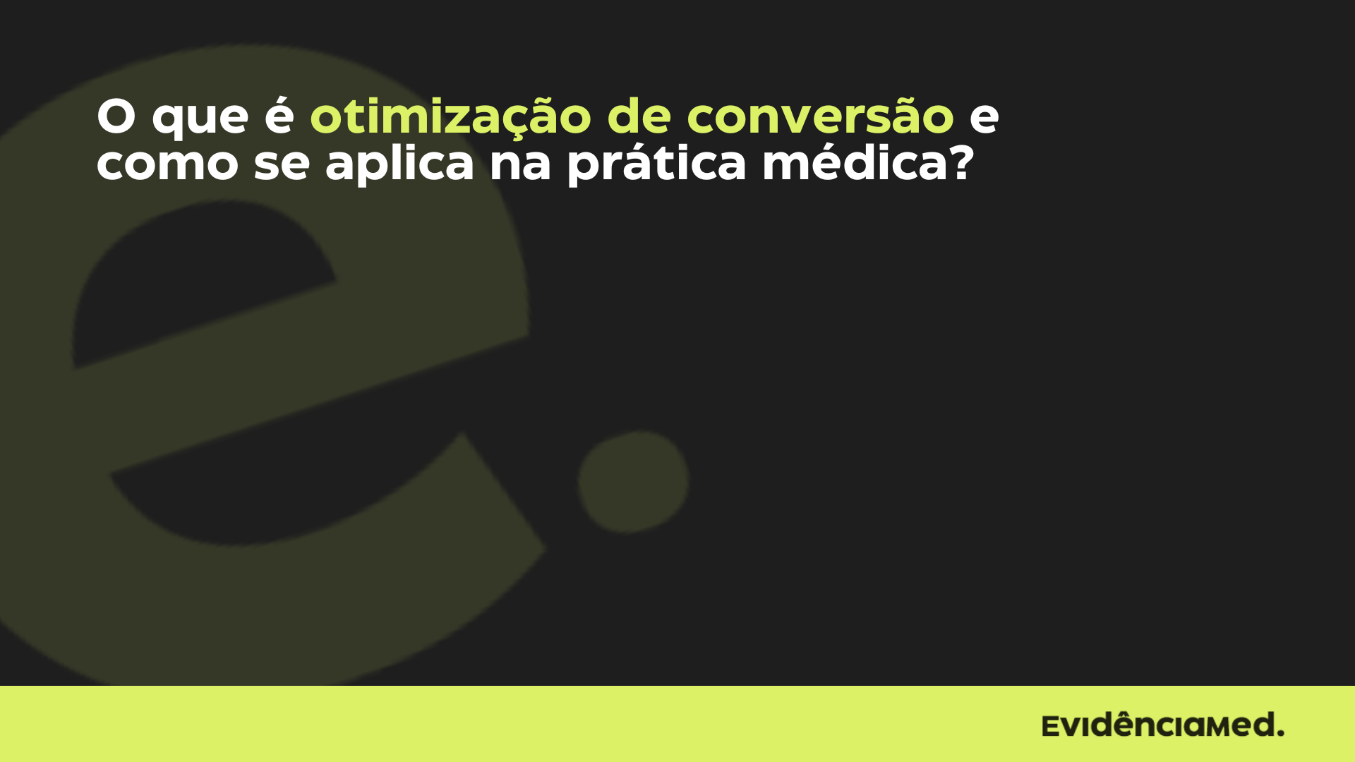 Otimização de conversão