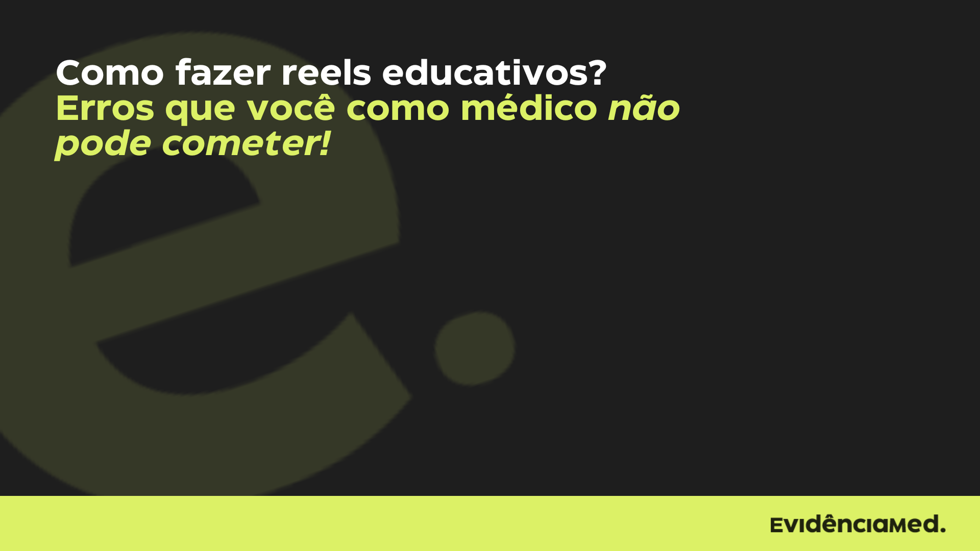 Como fazer reels educativo